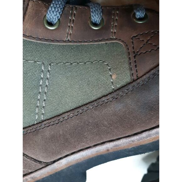 Men Cabela's 4 Sz 10M Brown Leather Ankle Boot Hunting Hiking Outdoors - Picture 10 of 16